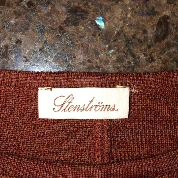 Stenströms Mary Rust Merino Wool Cape - Picture 8 of 8